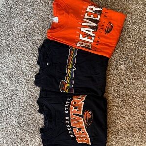 Men’s XXL bundle  T-Shirts- Orange and Black Oregon State University